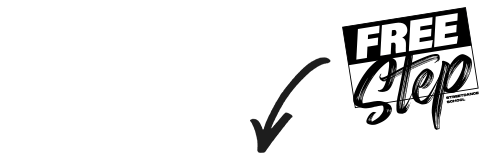 logo avec flèche de l'École de danse Free Step