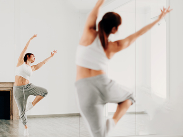 Cours de Modern'Jazz à l'École de danse
