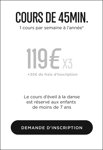 tarifs cours de danse free step